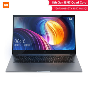 Xiaomi Mi Notebook Pro 15.6 Inch GTX 1050 Max-Q Intel Core i7 16G/i5 8G CPU NVIDIA 4GB GDDR5 Laptop Fingerprint Windows 10