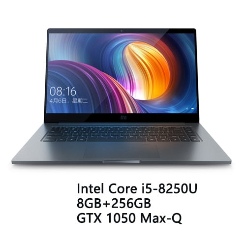 Xiaomi Mi Notebook Pro 15.6 Inch GTX 1050 Max-Q Intel Core i7 16G/i5 8G CPU NVIDIA 4GB GDDR5 Laptop Fingerprint Windows 10