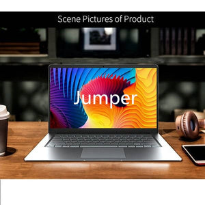 Jumper EZbook A5 14 Inch Laptop 1080P FHD Intel Cherry Trail Z8350 Quad Core Notebook 1.44GHz Windows 10 4GB LPDDR3 64GB EMMC EU
