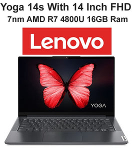 Best Laptop Lenovo Yoga 14s With New AMD Ryzen 7 4800U 16GB Ram 512GB SSD Integrated Radeon Graphics  WiFi 6 Typc-C Metal Body